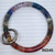 Rainbow Stone Clear Bangle Keychain Wristlet