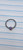 16g Stainless Purple Opal 3/8 Hinged Hoop Captive Ring
