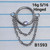 16g Silver CZ Chain Dangle 5/16 Hinged Hoop Seamless Ring B1593