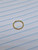 16g Gold Stainless Twisted 3/8 Hinged Hoop Clicker Ring B3498