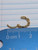 16g Gold Stainless Chain 3/8 Hinged Hoop Seamless Ring B3592