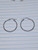 Silver Stainless 1 inch Hinged Hoop Earrings B3619