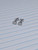 Stainless Silver Heart Stud Silver Earrings B3649