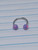 16g Silver Stainless Purple Opal 3/8 Horseshoe Ring B3050