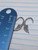 2x 12g Stainless Silver Angel Wing Hanger Taper Gauges B3641
