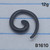 12g Black Stainless Spiral Taper Gauges B1610