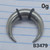 0g Silver Stainless Bull Pincher Taper Gauges B3479