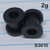 2g Matte Black Stainless Plugs Tunnels Gauges B3610
