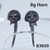 2x 8g Horn Skull Hanger Taper Gauges B3609