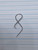 2x 16g Silver Stainless Twist Taper Gauges Earrings B3640