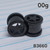 00g Black Stainless Star Screw Tunnels Plugs Gauges B3660