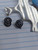 2x 16g Stainless Silver Star Faux Plugs Earrings B3529