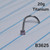 20g Titanium 2mm Pink CZ 1/4 Screw Nose Ring B3625