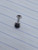 16g Silver Stainless 4mm Black Agate 1/4 Labret Ring B3802