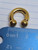 4g Gold Stainless 1/2 Horseshoe Ring Gauges B3796