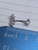 14g Silver Stainless Marquise CZ Fan 3/8 Belly Ring B3810