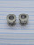 0g Silver Stainless Add Dangle Plugs Tunnels Gauges B2751