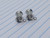 2g Silver Stainless Add a Dangle Plugs Tunnels Gauges B3683
