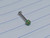 16g Silver Green Opal Ball 5/16 Labret Stud Lip Ring B3749