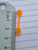 14g Flexible Orange Glow 5/8 Tongue Nipple Ring Barbell B0306