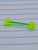 14g Flexible Yellow Green Glow 5/8 Tongue Nipple Ring Barbell B0751