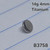 14g Titanium Silver 4mm Disc Dermal Implant Top B3758