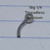 18g Titanium 1/4 Threadless Base Ball Back Curved Barbell B3615