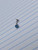 14g Titanium Aqua CZ Threadless 5/16 Floating Belly Ring B3951