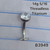 14g Titanium CZ Threadless 5/16 Floating Belly Ring B3949