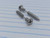 16g Silver Phillips Screw Faux Tapers Plugs Earrings B3957