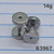 14g Silver Stainless Screw Plugs Gauges B3967
