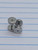 14g Silver Stainless Screw Plugs Gauges B3967