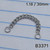 Silver Stainless Nose Chain 30mm B3371