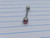 14g Silver Stainless Pink 5/8 Barbell Tongue Ring B3945