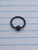 14g Black Matte 1/2 CBR/BCR Captive Ring B3975