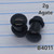 2g Organic Black Agate Stone Plugs Tunnels Gauges B4011