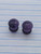 0g Amethyst Stone Single Flare Gauges Plugs B4013