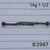 14g Black Stainless Chain 1.5 Industrial Barbell Earring B3987
