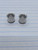 00g Silver Stainless Screw Tunnels Plugs Gauges B3995