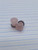 0g Rose Quartz Stone Single Flare Gauges Plugs B4001