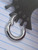 4g Silver Stainless 9/16 Hinged Hoop Seamless Ring B4021