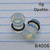 0g Opalite Stone Single Flare Gauges Plugs B4006