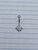 14g Titanium Diamond Paved CZ 3/8 Belly Ring B4038