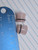 1/2 inch Rose Quartz Organic Stone Plugs Gauges B4002
