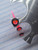 16g Pink Acrylic Faux Tapers Plugs Earrings B4034