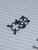 Non-Piercing Black Adj Screw Nipple Rings Shields B3993