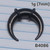 1g Black Stainless Bull Pincher Taper Gauges B4086