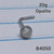 20g Stainless Opalite L Bend Nose Ring B4050