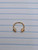 16g Stainless Gold Spike 3/8 Horseshoe Ring Gauges B4044
