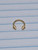 16g Stainless Gold Spike 5/16 Horseshoe Ring Gauges B4043